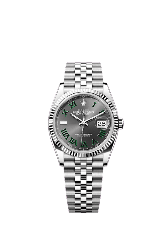 Slate Wimbledon dial, Oyster bracelet