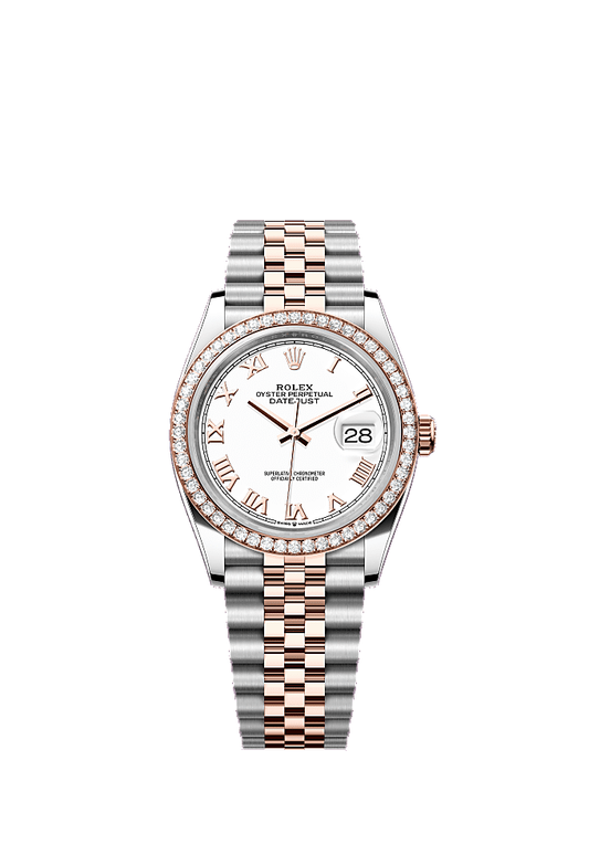 White Mother-of-Pearl Diamond-Set dial, Jubilee bracelet