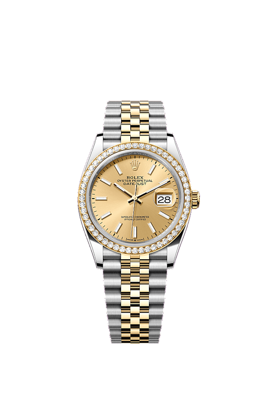 Champagne Diamond-Set dial, Jubilee bracelet