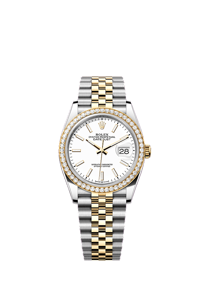 White Mother-of-Pearl Diamond-Set dial, Jubilee bracelet