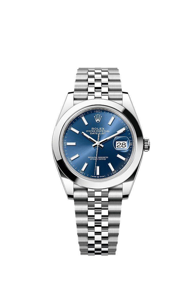 Bright Blue dial, Jubilee bracelet