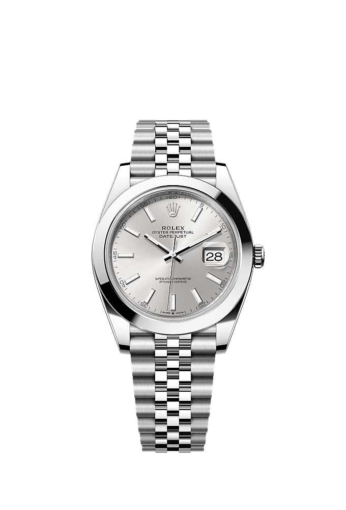 Silver dial, Jubilee bracelet