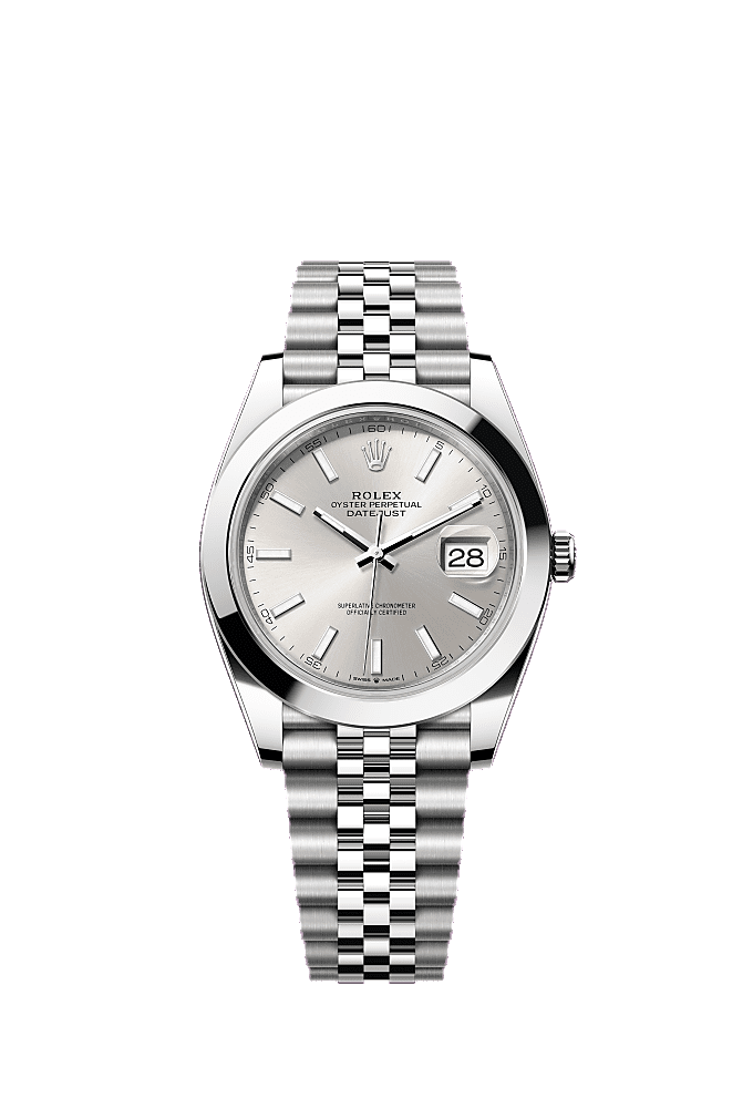 Silver dial, Jubilee bracelet