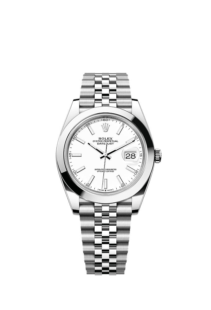 White dial, Jubilee bracelet