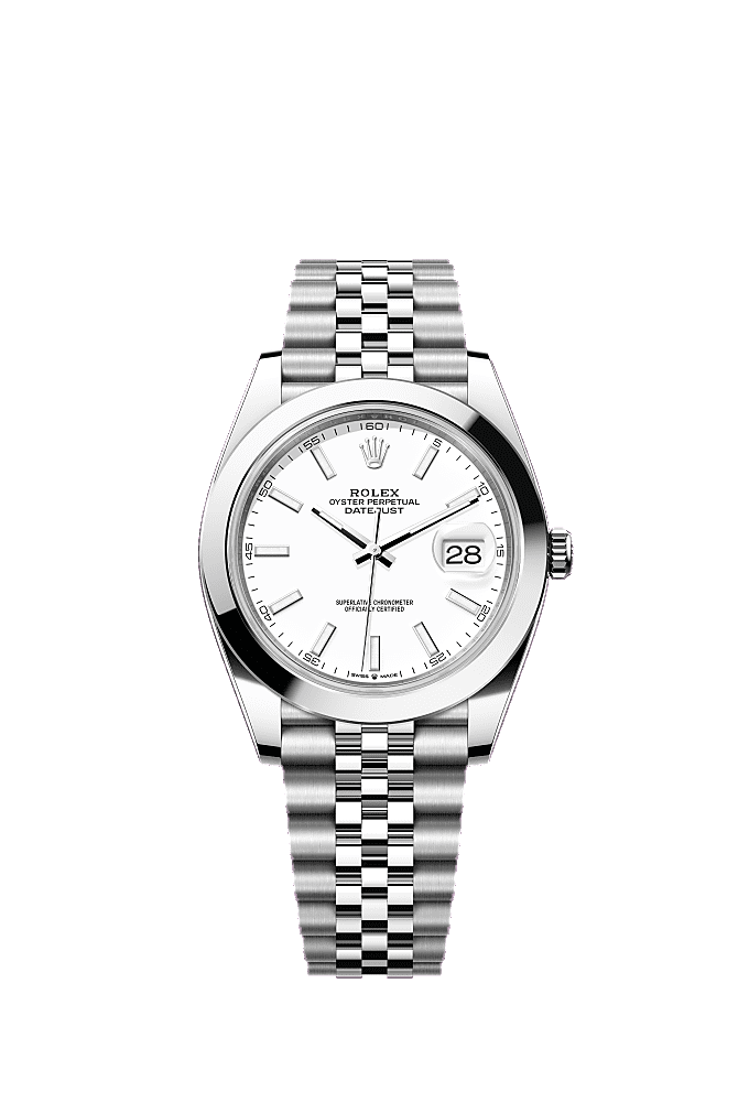 White dial, Jubilee bracelet