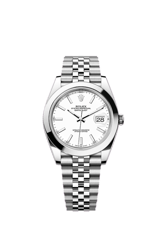 White dial, Jubilee bracelet