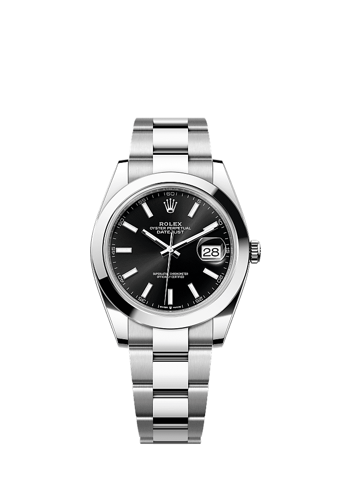 Bright Black dial, Oyster bracelet