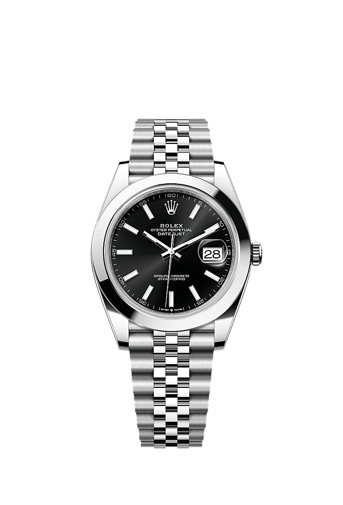 Bright Black dial, Jubilee bracelet
