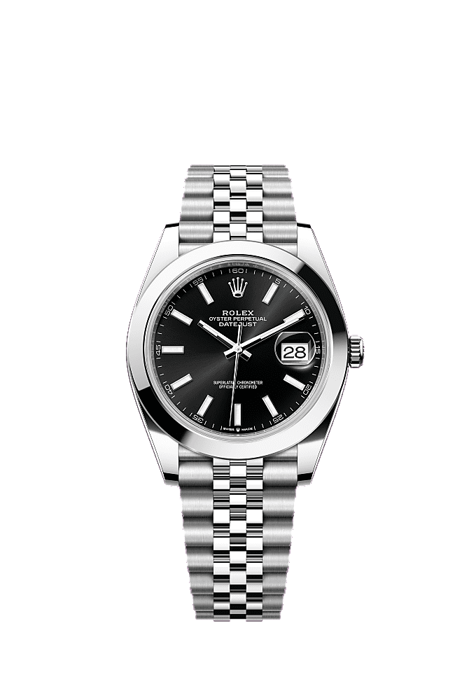 Bright Black dial, Jubilee bracelet