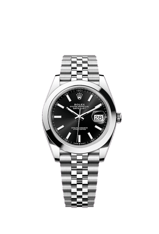 Bright Black dial, Jubilee bracelet