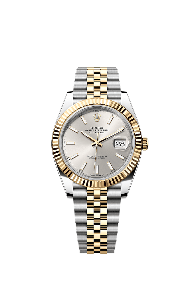 Silver dial, Jubilee bracelet