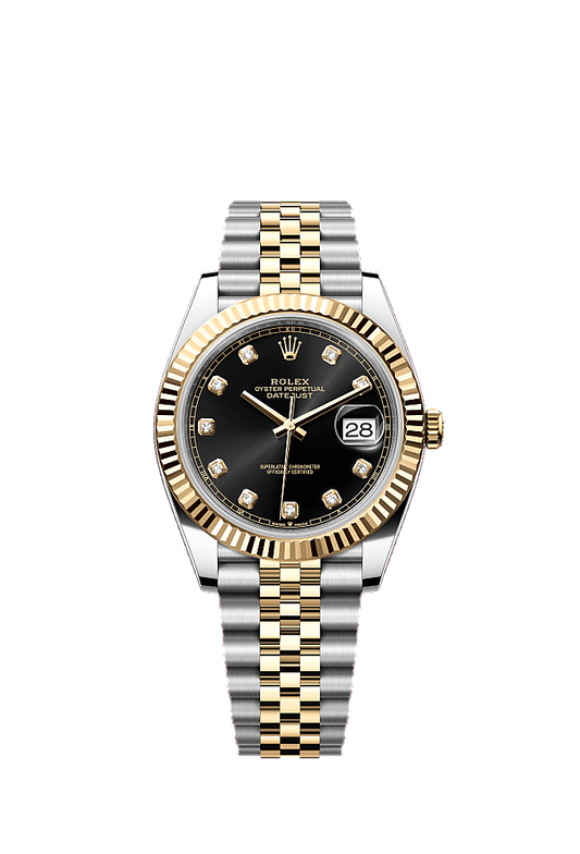 Bright Black dial, Jubilee bracelet