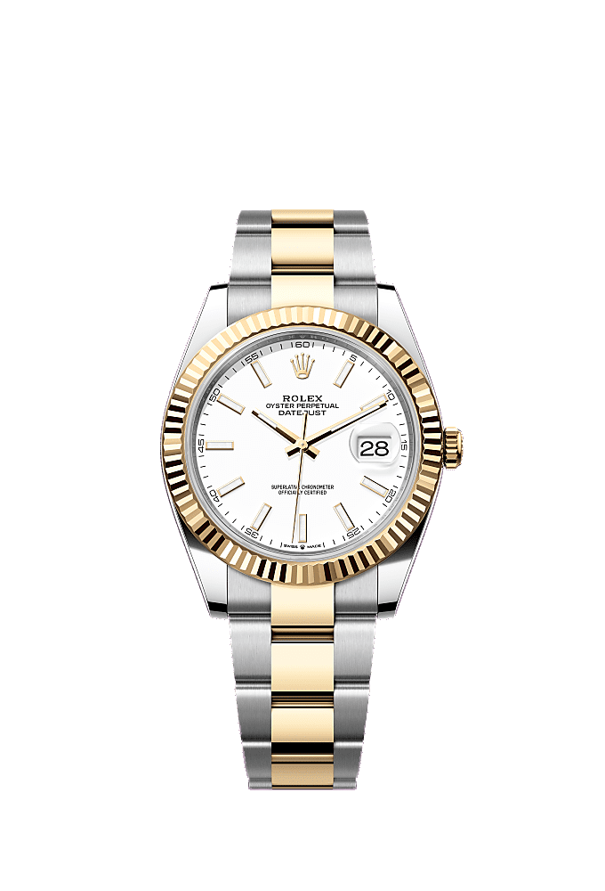 White dial, Oyster bracelet