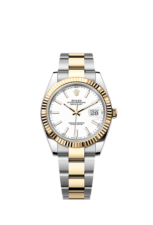 White dial, Oyster bracelet