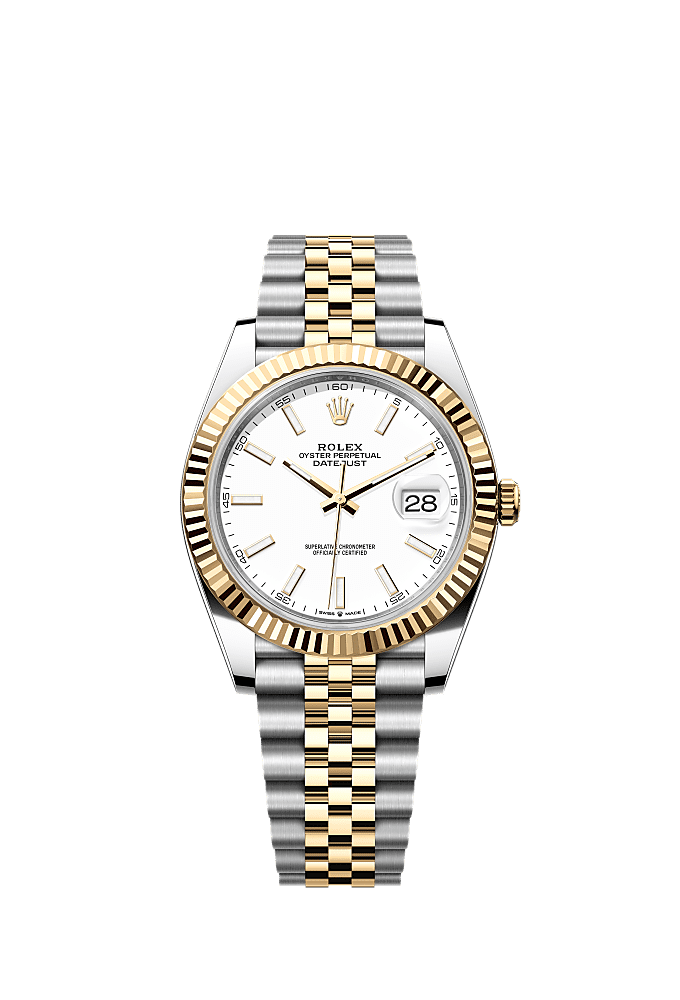 White dial, Jubilee bracelet