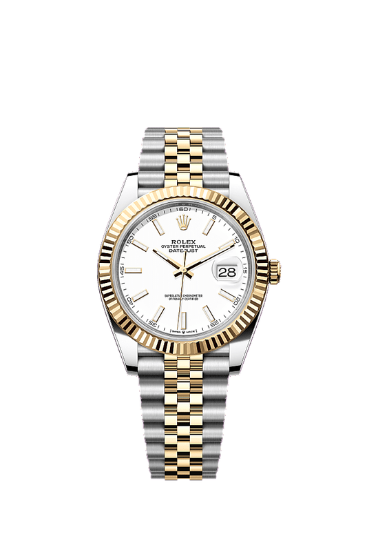 White dial, Jubilee bracelet