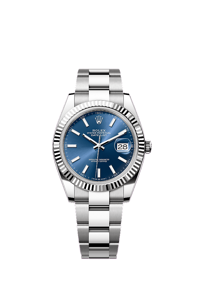 Bright Blue dial, Oyster bracelet