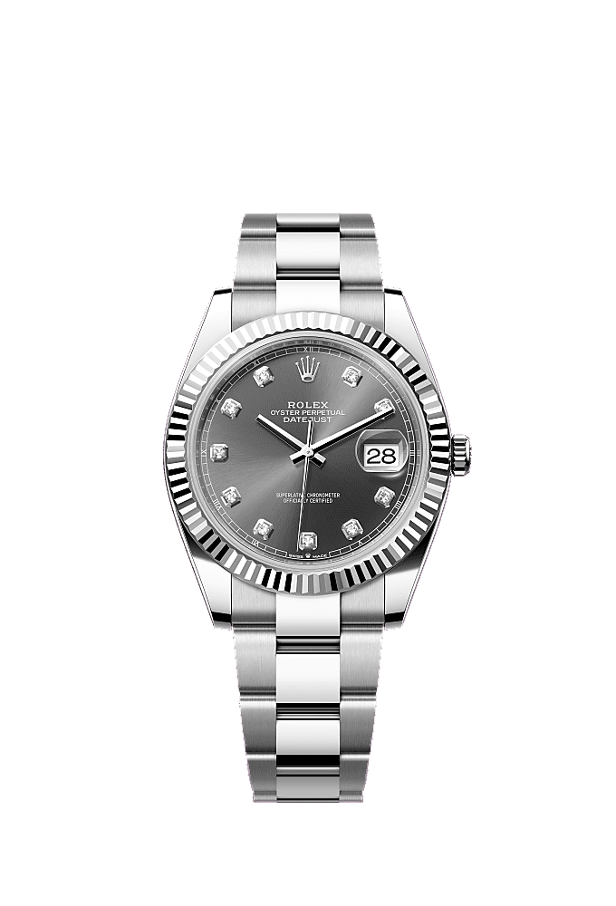 Slate Wimbledon dial, Oyster bracelet