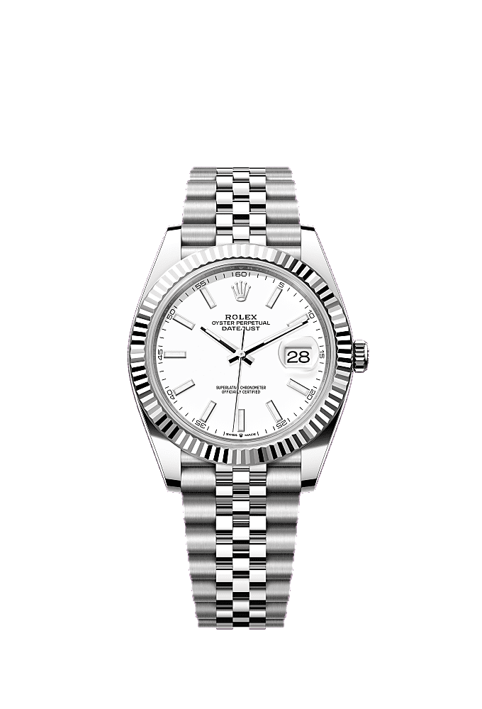 White dial, Jubilee bracelet