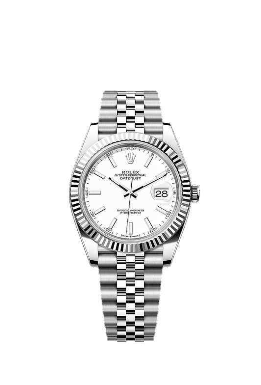 White dial, Jubilee bracelet