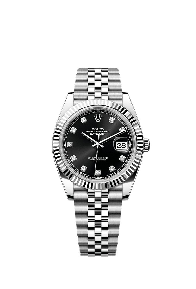 Bright Black dial, Jubilee bracelet