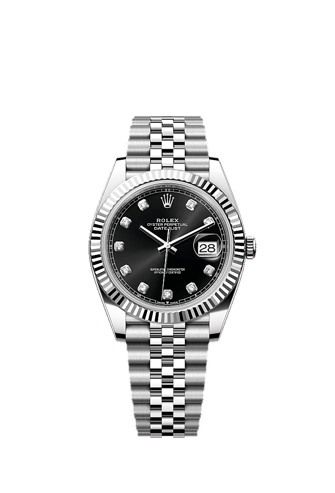 Bright Black dial, Jubilee bracelet