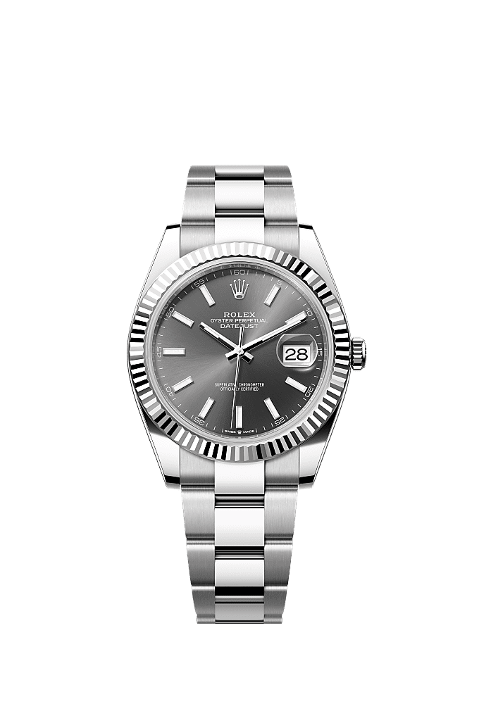Dark Rhodium Diamond-Set dial, Oyster bracelet