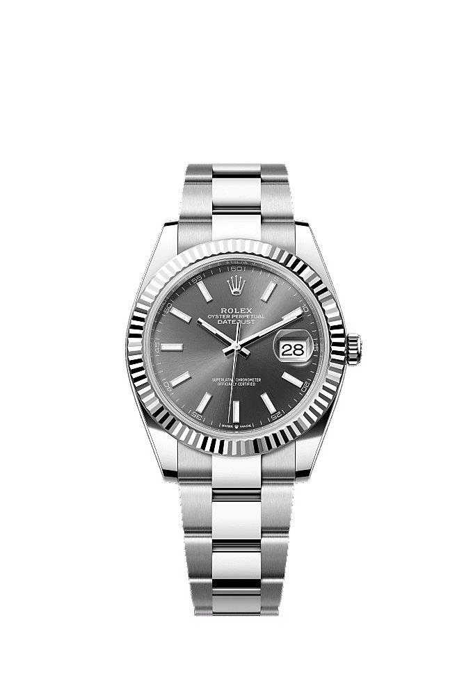 Dark Rhodium Diamond-Set dial, Oyster bracelet