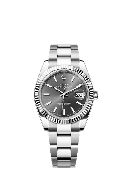 Dark Rhodium Diamond-Set dial, Oyster bracelet