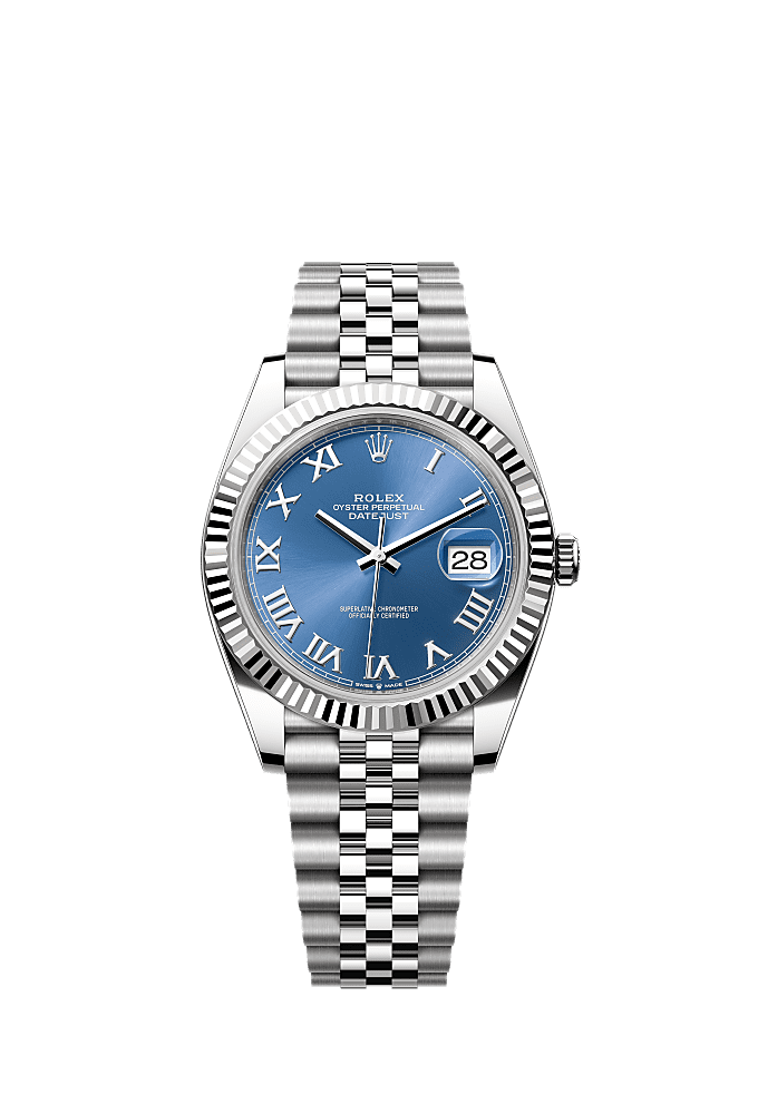 Bright Blue Diamond-Set dial, Jubilee bracelet