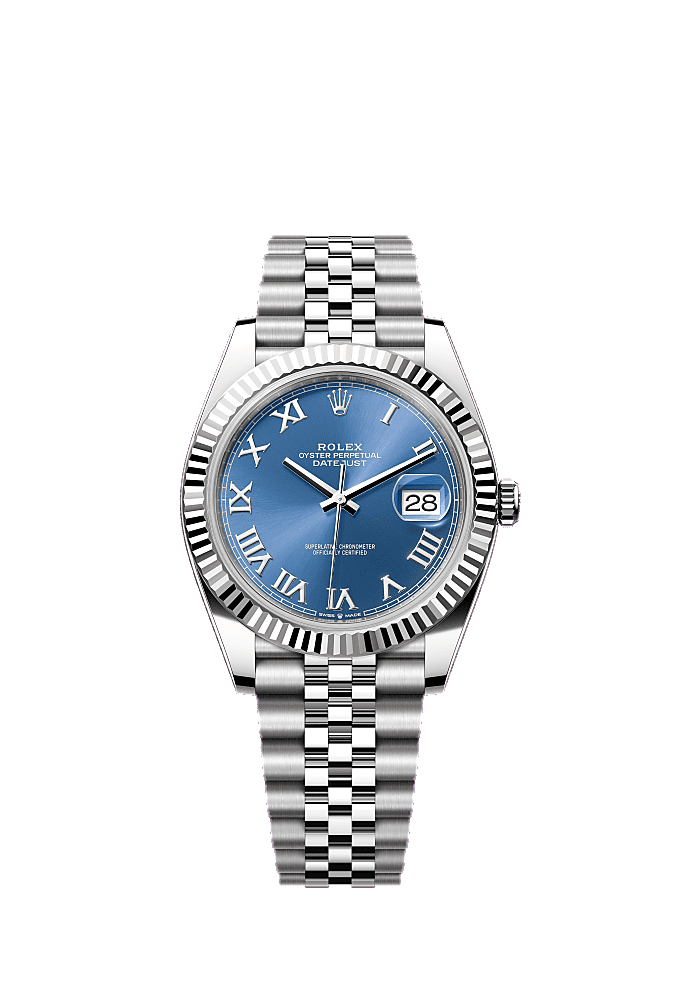 Bright Blue Diamond-Set dial, Jubilee bracelet