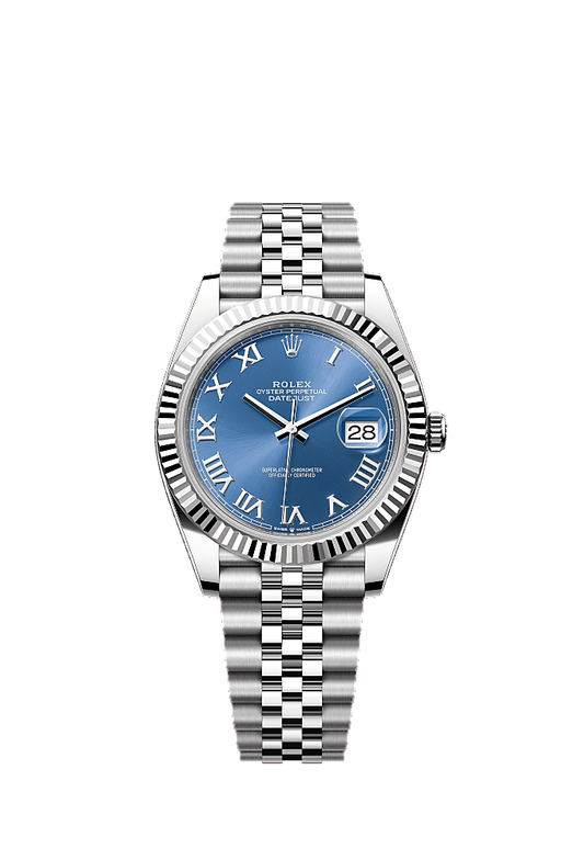 Bright Blue Diamond-Set dial, Jubilee bracelet