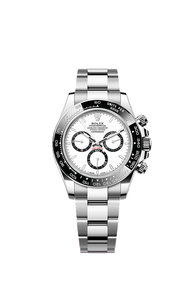 White dial, Oyster bracelet