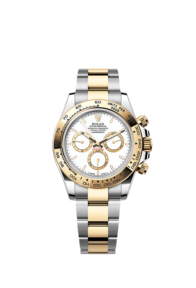 White Mother-of-Pearl Diamond-Set dial, Oyster bracelet