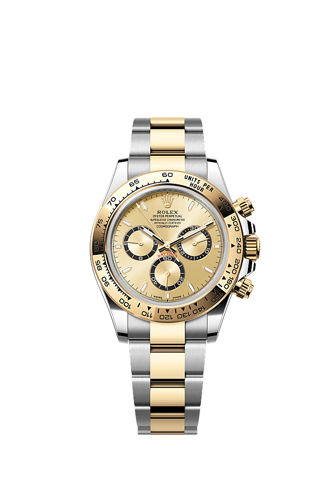 Champagne dial, Oyster bracelet