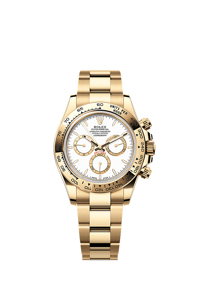 White dial, Oyster bracelet