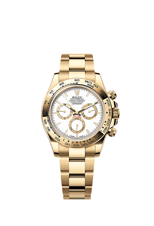 White dial, Oyster bracelet