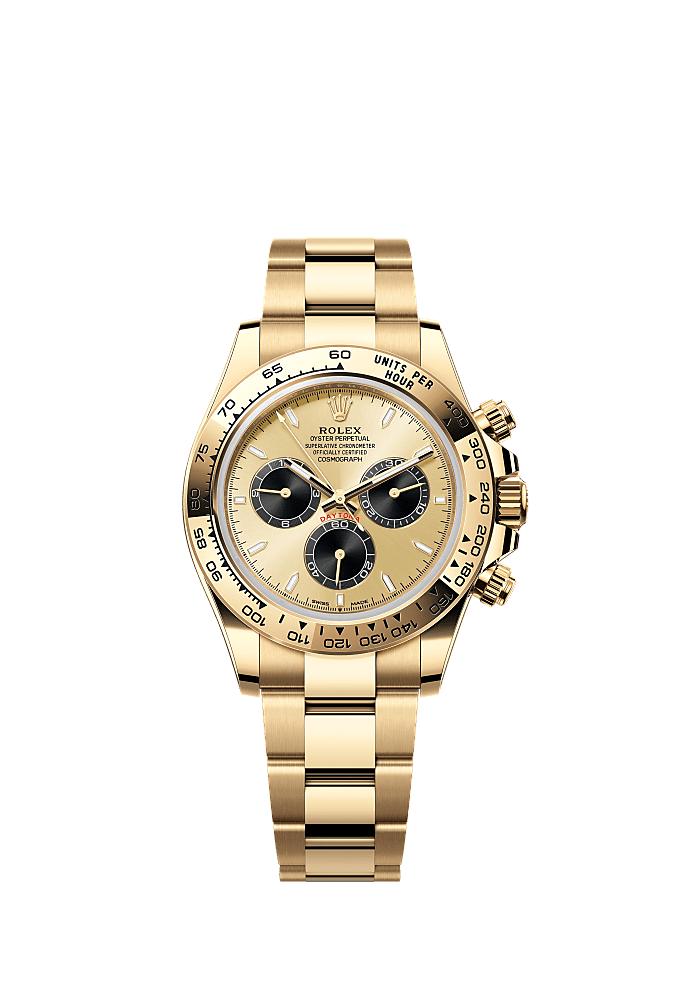 Champagne Diamond-Set dial, Oyster bracelet