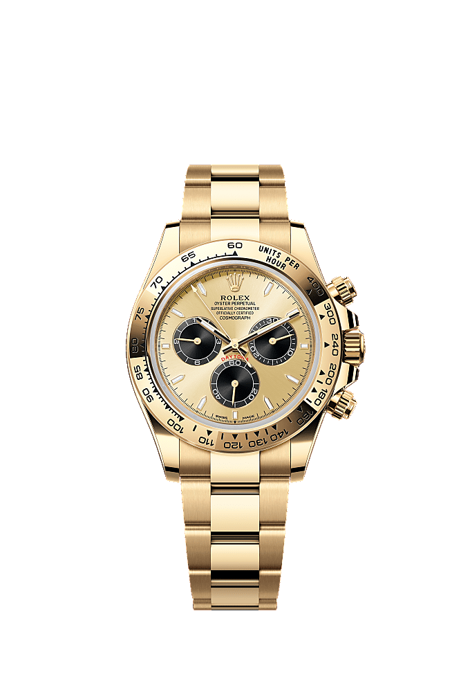 Champagne Diamond-Set dial, Oyster bracelet