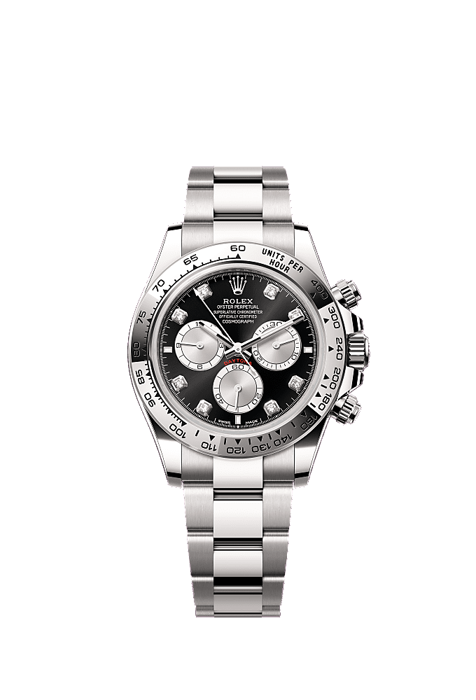 Steel & Black dial, Oyster bracelet