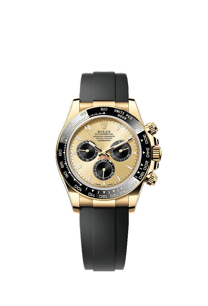 Golden Diamond-Set dial, Oysterflex bracelet