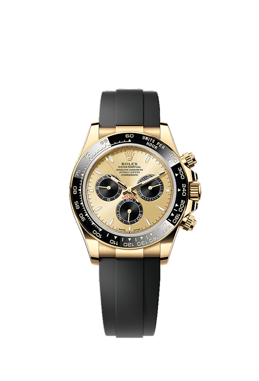 Golden Diamond-Set dial, Oysterflex bracelet