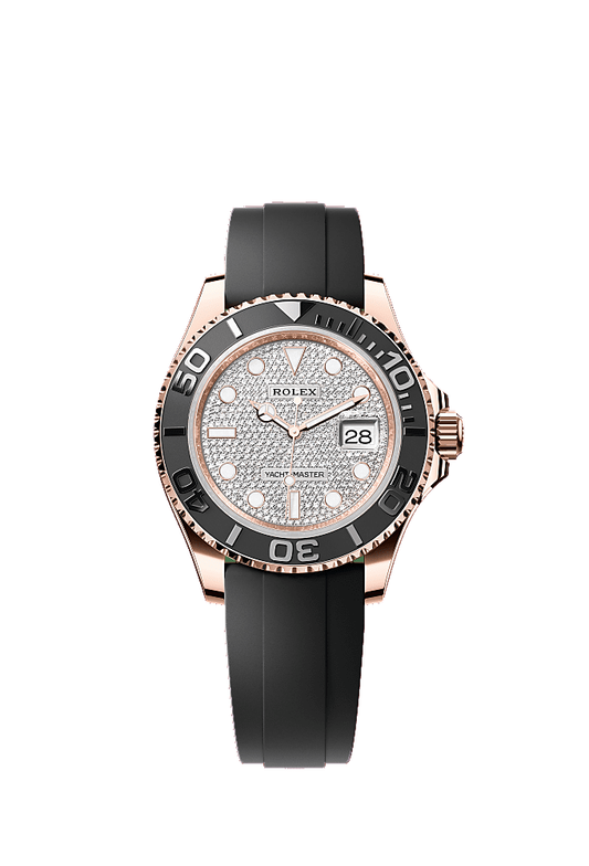 Diamond-Paved dial, Oysterflex bracelet