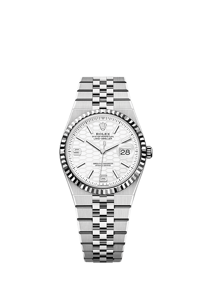 Rolex Land-Dweller 36 127234 - 36mm White Rolesor