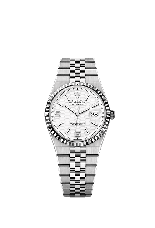 Rolex Land-Dweller 36 127234 - 36mm White Rolesor