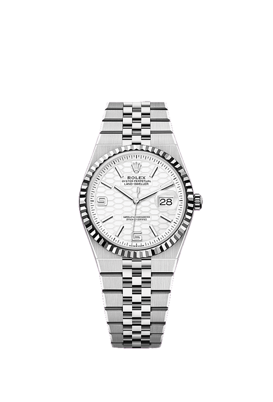 Rolex Land-Dweller 36 127234 - 36mm White Rolesor