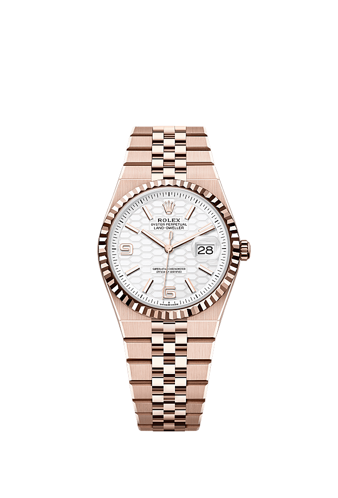Rolex Land-Dweller 36 127235 - 36mm 18ct Everose Gold