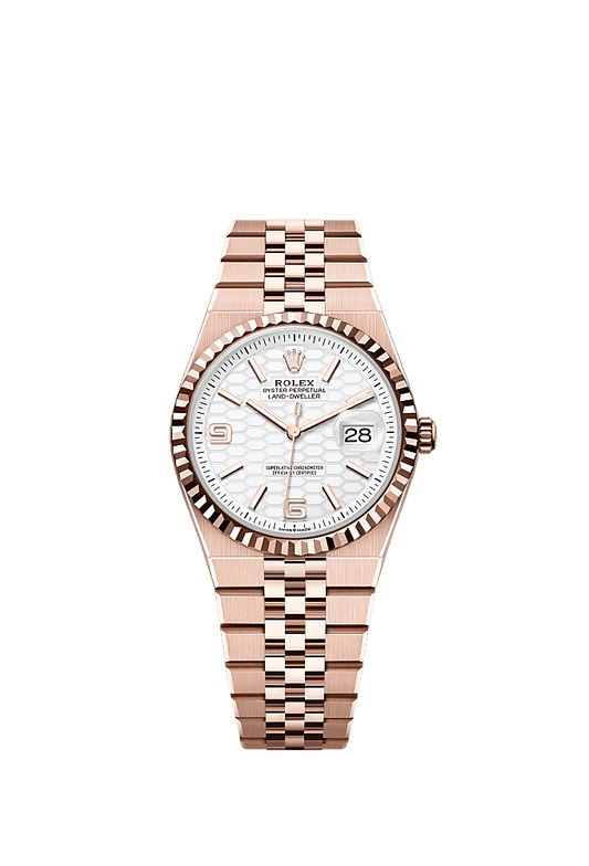 Rolex Land-Dweller 36 127235 - 36mm 18ct Everose Gold