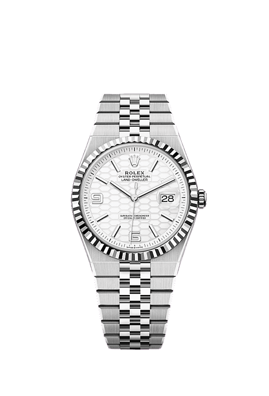Rolex Land-Dweller 40 127334 - 40mm White Rolesor