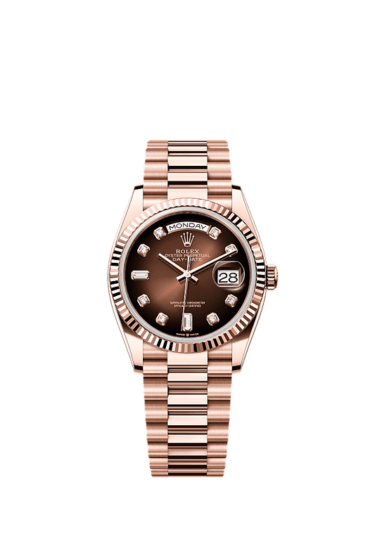 Rolex Day-Date 36 128235 - 36mm 18ct Everose Gold